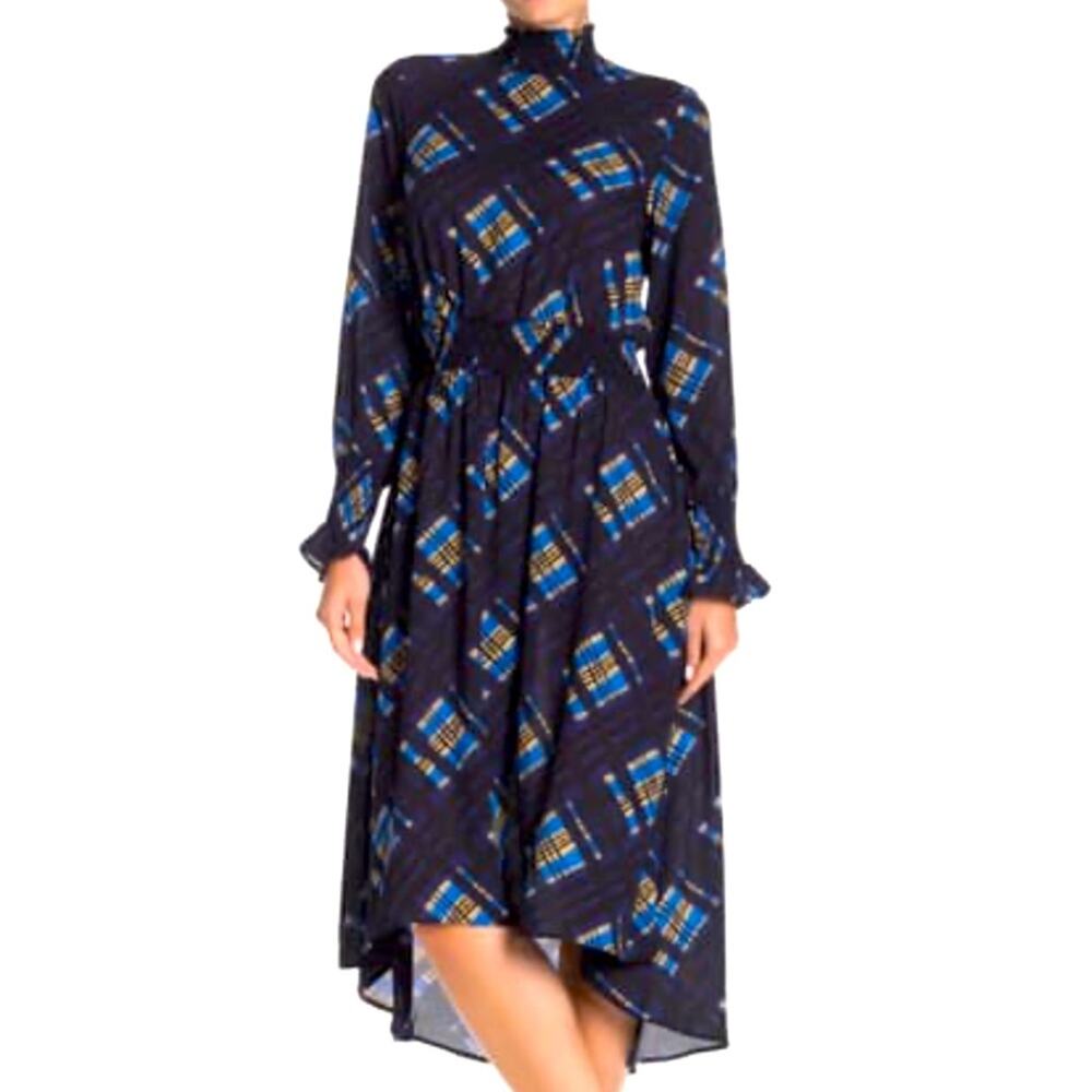 0169 NEW NANETTE LEPORE Long Sleeve High/Low Dress